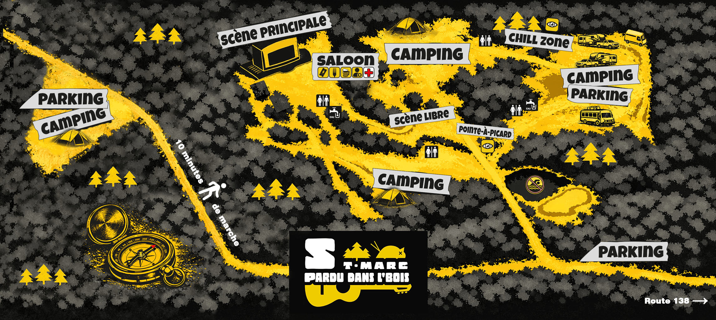 Carte Festival St-Marc Pardu Dans L'Bois