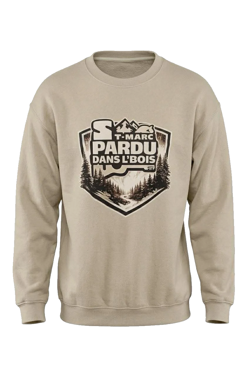 St-Marc Pardu dans L'bois merch crewneck beige